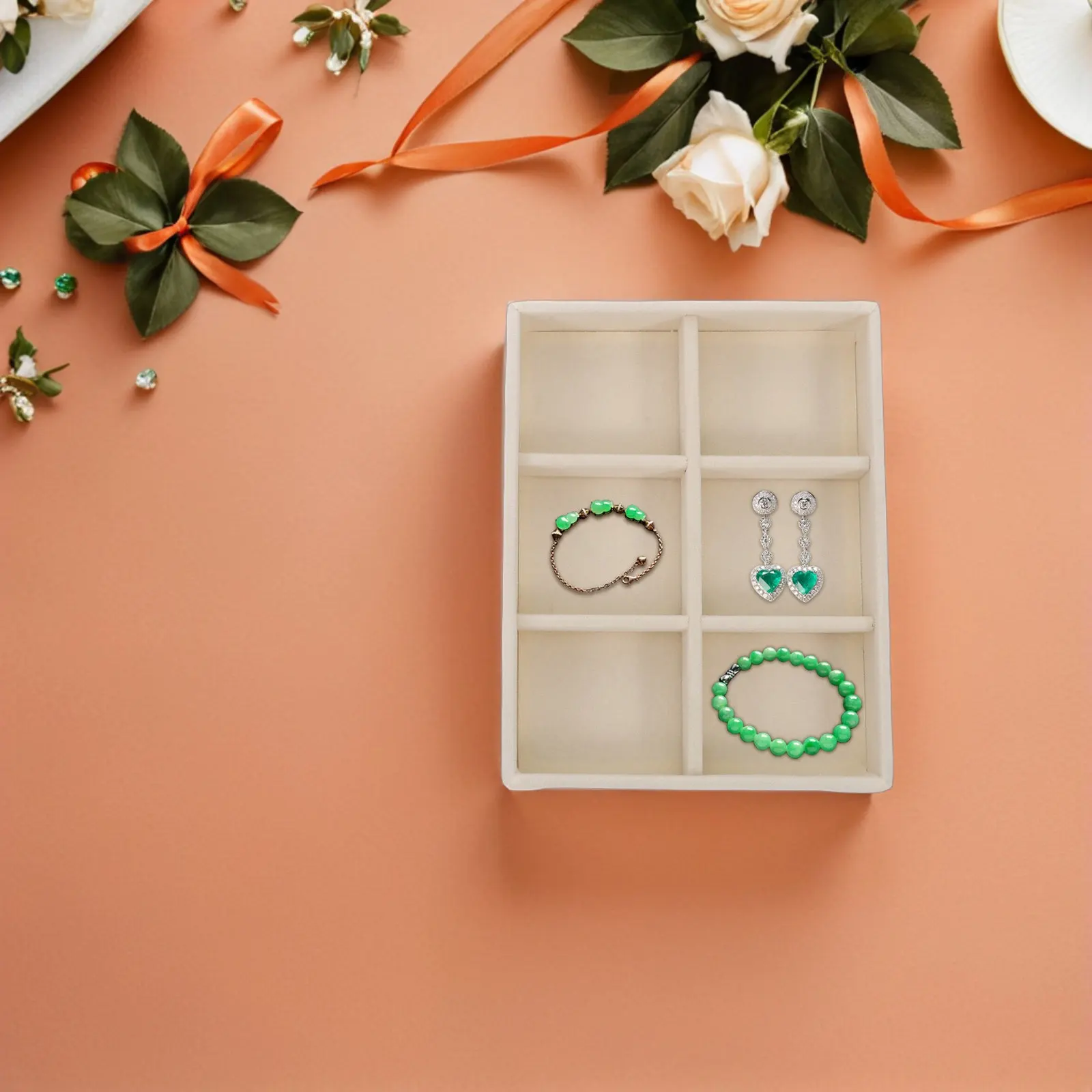4Pcs Ring Display Tray Jewelry Storage Organizer Compartment Tray for Drawer Insert Tabletop Jewelry Holder Small Travel Set
4Pcs Ring Display Tray Jewelry Storage Organizer Compartment Tray for Drawer Insert Tabletop Jewelry Holder Small Travel Set