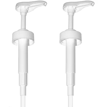 2Pcs Gallon Pump Dispenser, Fits Most 1 Gallon Jugs and Containers 38/400 Pump Lid Top Replacement for Chemicals Lotion Shampoo