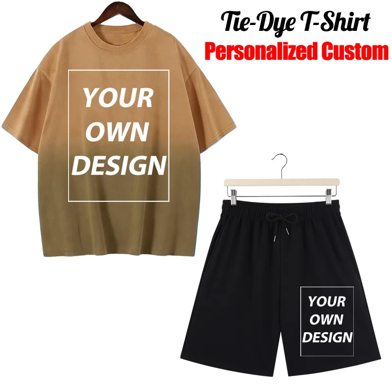Personalized Customized Pattern Summer Tie-Dye Beach T-Shirt Sets Mens Basic Cotton Team Short Sleeve Pocket Loose Comfy Shorts
Personalized Customized Pattern Summer Tie-Dye Beach T-Shirt Sets Mens Basic Cotton Team Short Sleeve Pocket Loose Comfy Shorts