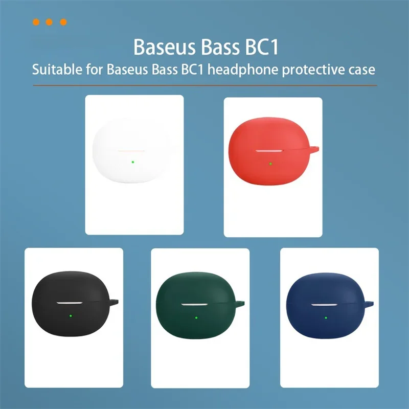For Baseus Bass BC1 Case Silicone Protective Sleeve Cover For Baseus Bass BC1 Bluetooth Wireless Earphones Protector Accessory
For Baseus Bass BC1 Case Silicone Protective Sleeve Cover For Baseus Bass BC1 Bluetooth Wireless Earphones Protector Accessory