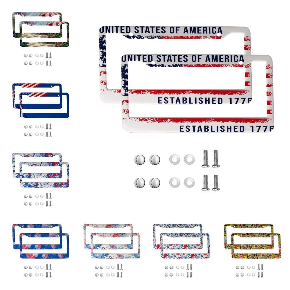national flag American specifications Car 12"x 6" Laser Cut Chrome Plate Frames- Car/Truck/SUV Automobile Decoration Accessory 
national flag American specifications Car 12"x 6" Laser Cut Chrome Plate Frames- Car/Truck/SUV Automobile Decoration Accessory