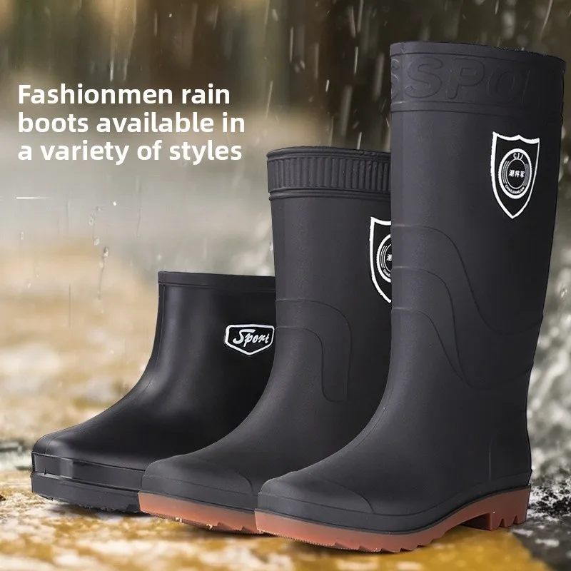 Men's Faionable Matte Rain Boots Waterproof Non-slip Wear-resistant Mid-calf Work Se oes for Car Wa Kitchen Fiing
Men's Faionable Matte Rain Boots Waterproof Non-slip Wear-resistant Mid-calf Work Se oes for Car Wa Kitchen Fiing