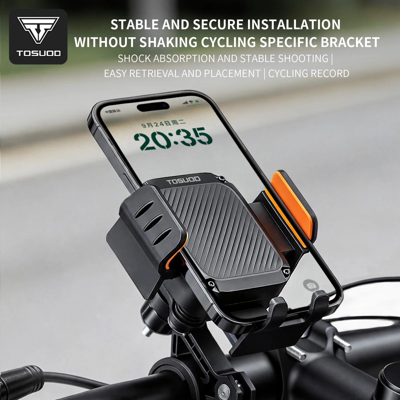 TOSUOD Universal Bike Phone Holder 360° Rotation Rotatable Bicycle Phone Holder Riding MTB Bike Phone Bracket
TOSUOD Universal Bike Phone Holder 360° Rotation Rotatable Bicycle Phone Holder Riding MTB Bike Phone Bracket