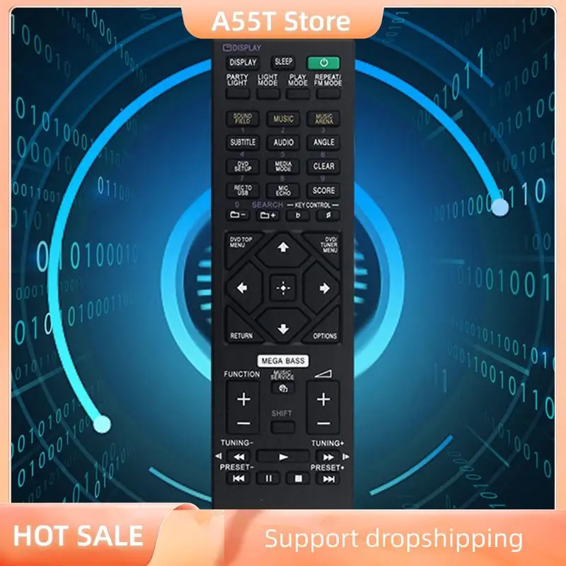 A55T Replace Remote Control RMT-AM340U For Sony MHC-V02 MHC-V11 MHC-V77W MHC-V90W MHC-V90DW SA-V90W Home Audio Stereo System
A55T Replace Remote Control RMT-AM340U For Sony MHC-V02 MHC-V11 MHC-V77W MHC-V90W MHC-V90DW SA-V90W Home Audio Stereo System