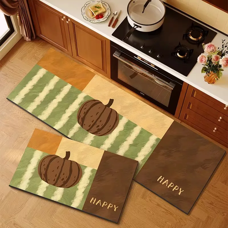 Cartoon Pumpkin Retro Rugs Non-slip Kitchen Floor Mat Oil-proof Waterproof Carpet PVC Leather Washable Rug Home Decoration Mats
Cartoon Pumpkin Retro Rugs Non-slip Kitchen Floor Mat Oil-proof Waterproof Carpet PVC Leather Washable Rug Home Decoration Mats