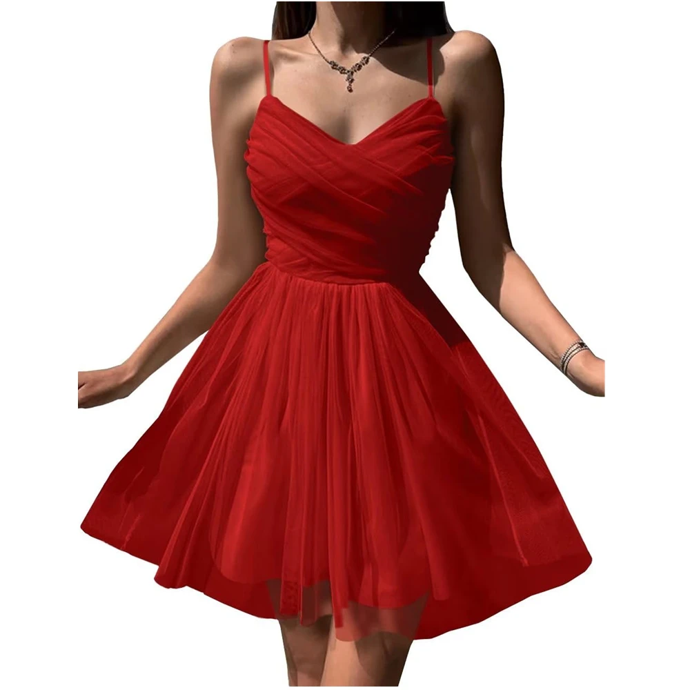 Bealegantom Spaghetti Straps Short Homecoming Dresses Tulle A Line Mini Graudation Cocktail Formal Prom Party Gown B65
Bealegantom Spaghetti Straps Short Homecoming Dresses Tulle A Line Mini Graudation Cocktail Formal Prom Party Gown B65