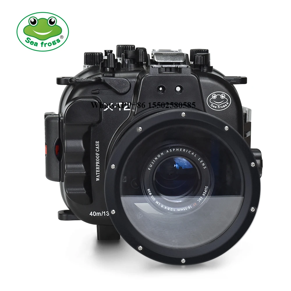 Seafrogs 40m/130ft XT2 Underwater Waterproof Diving Housing case for Fujifilm X-T2 18-55mm Lens Case Scuba
Seafrogs 40m/130ft XT2 Underwater Waterproof Diving Housing case for Fujifilm X-T2 18-55mm Lens Case Scuba