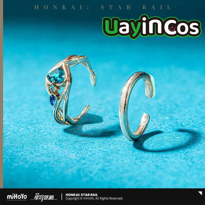 Official Honkai: Star Rail Aventurine Rings For Women Retro Exquisite Simple Inlaid Blue Zircon Stones Ring Set Gift Jewelry
Official Honkai: Star Rail Aventurine Rings For Women Retro Exquisite Simple Inlaid Blue Zircon Stones Ring Set Gift Jewelry