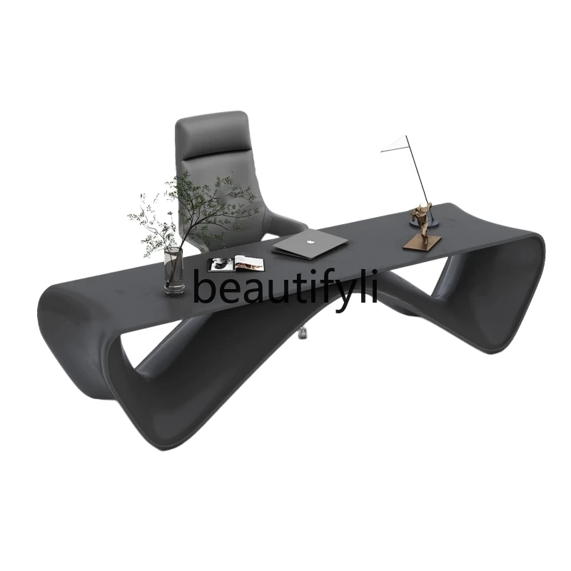 FRP boss desk, large class desk, light luxury desk, designer model, special-shaped high-end
FRP boss desk, large class desk, light luxury desk, designer model, special-shaped high-end