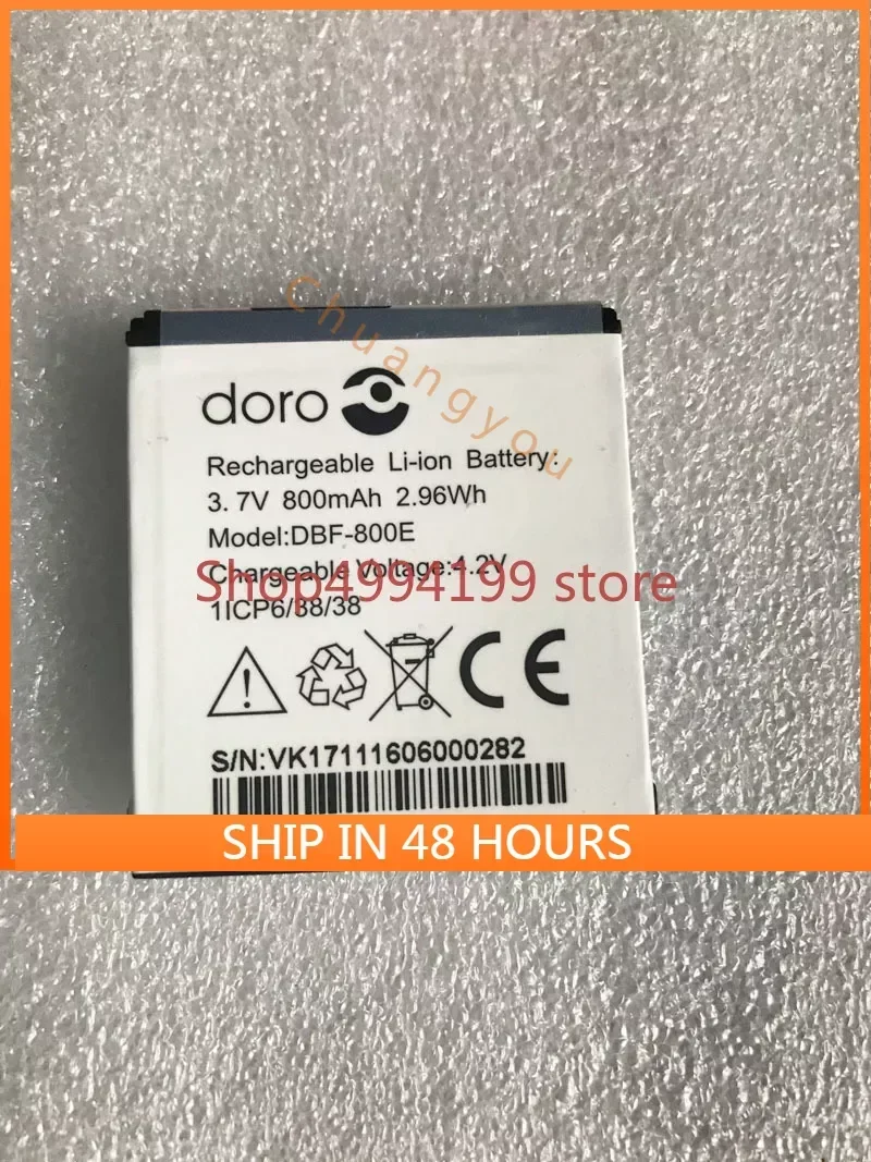 Аккумулятор 2024 3,7 В, 800 мАч, 2,96 Втч DBF-800E для Doro PhoneEasy 622, 622GSM 606 606GSM 520 CELL PHONE, новый
Аккумулятор 2024 3,7 В, 800 мАч, 2,96 Втч DBF-800E для Doro PhoneEasy 622, 622GSM 606 606GSM 520 CELL PHONE, новый