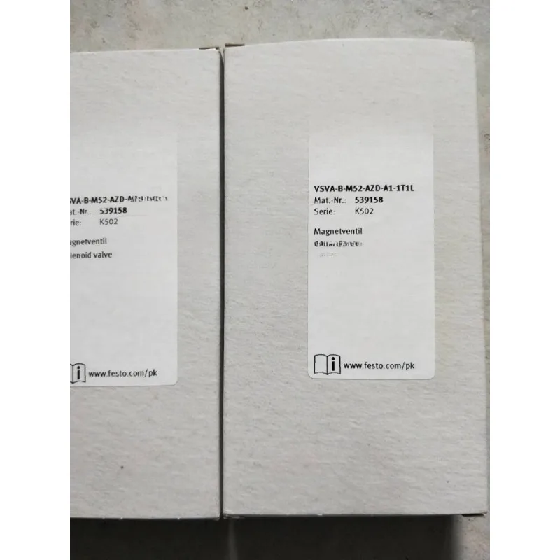 Parts for Festo FESTO solenoid valve VSVA-B-M52-AZD-A1-1T1L 539158 
Parts for Festo FESTO solenoid valve VSVA-B-M52-AZD-A1-1T1L 539158