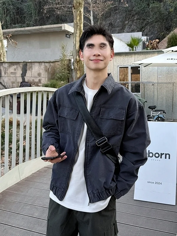 Мужская рабочая одежда Waed в японском стиле, осенняя винтажная верхняя одежда Cleanfit, свободный крой, цветной эластичный подол, повседневный хлопок...
Мужская рабочая одежда Waed в японском стиле, осенняя винтажная верхняя одежда Cleanfit, свободный крой, цветной эластичный подол, повседневный хлопок...