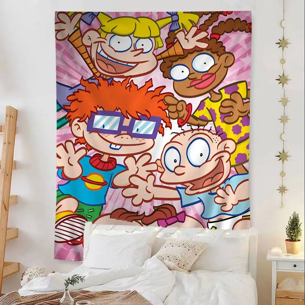 Anime R-RugratS Colorful Tapestry Wall Hanging Cheap Hippie Wall Hanging Bohemian Wall Tapestries Mandala Wall Hanging Sheets
Anime R-RugratS Colorful Tapestry Wall Hanging Cheap Hippie Wall Hanging Bohemian Wall Tapestries Mandala Wall Hanging Sheets