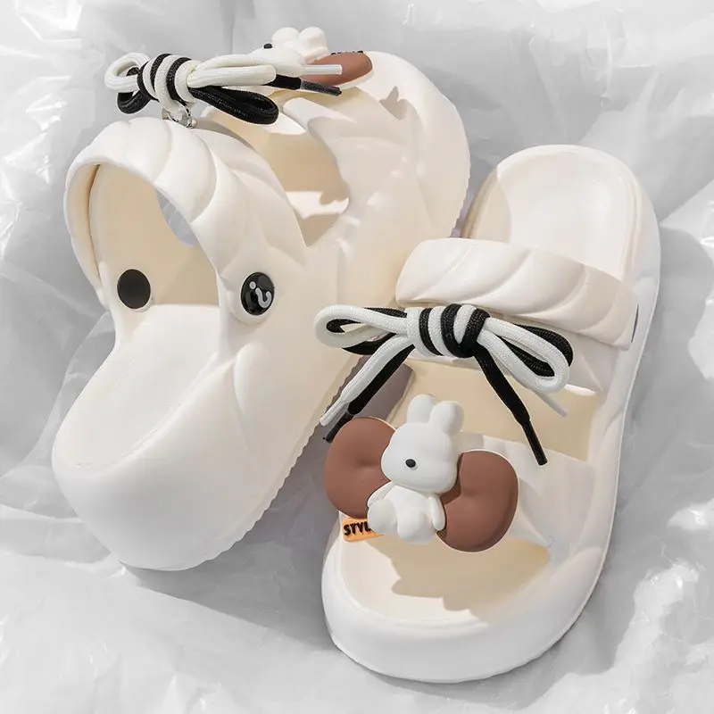 Cute Bunny EVA Platform Sandals for Women Non-Slip Soft Sole Slides Two-Wear Casual Beach Slippers Ladies
Cute Bunny EVA Platform Sandals for Women Non-Slip Soft Sole Slides Two-Wear Casual Beach Slippers Ladies