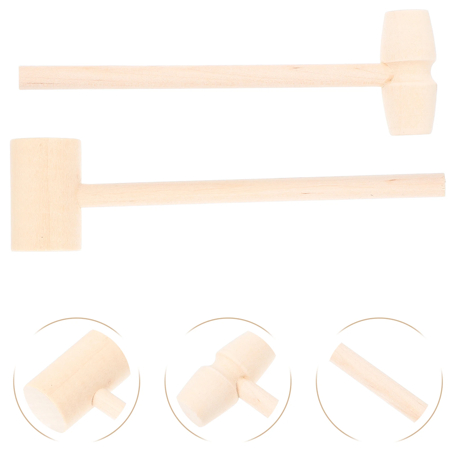 12pcs Mini Wooden Mallets Wood Cake Hammer Thick Durable Craftsmanship Smooth Surface Light Weight Multifunctional
12pcs Mini Wooden Mallets Wood Cake Hammer Thick Durable Craftsmanship Smooth Surface Light Weight Multifunctional