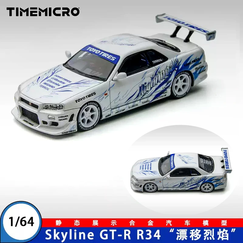 TM 1:64 Scale Skyline GT-R R34 Model Car Alloy Diecast Ornament Souvenir Display Collection Hobby Gift
TM 1:64 Scale Skyline GT-R R34 Model Car Alloy Diecast Ornament Souvenir Display Collection Hobby Gift