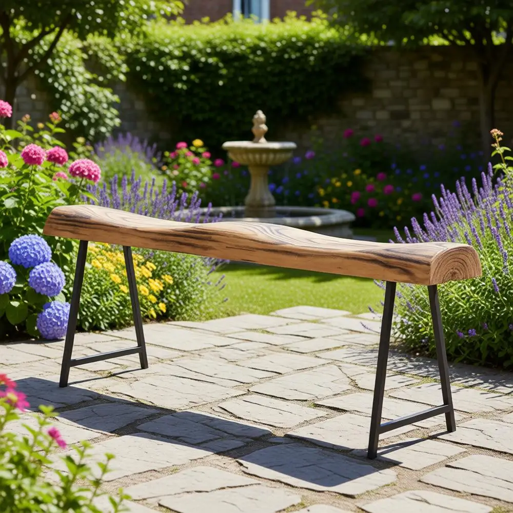 Деревянная бревенчатая скамейка ручной работы для прихожей, подходящая для внутреннего и наружного использования.
Деревянная бревенчатая скамейка ручной работы для прихожей, подходящая для внутреннего и наружного использования.