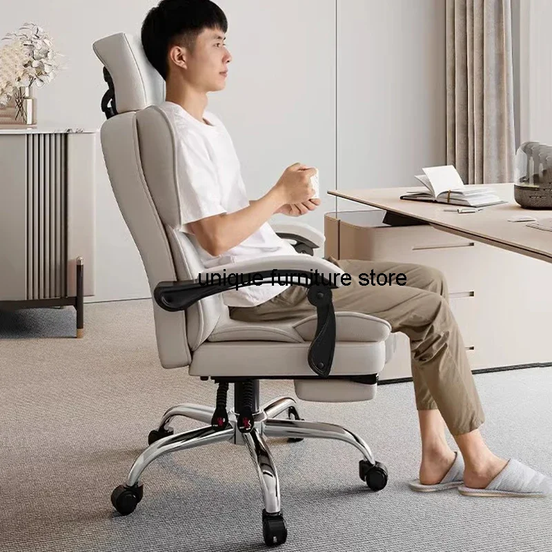 Nordic Home Chaise Chair Computer Swivel Seat Relaxing Floor Office Chair Aluminium Foot Rest Sillas De Oficina Office Supplies
Nordic Home Chaise Chair Computer Swivel Seat Relaxing Floor Office Chair Aluminium Foot Rest Sillas De Oficina Office Supplies