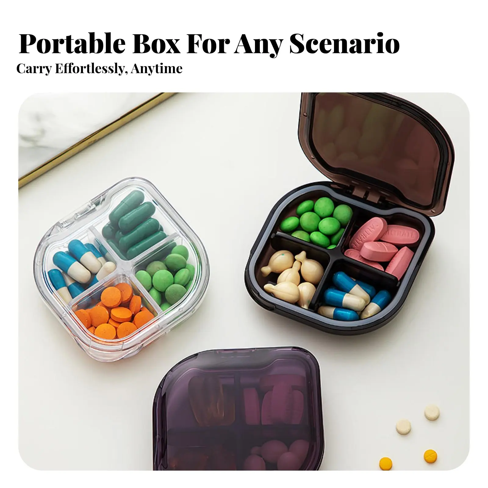 8-Compartment Box Everyday Prescriptions Management Medication Organizer Portable Airtight Closureed Design for Tripsers
8-Compartment Box Everyday Prescriptions Management Medication Organizer Portable Airtight Closureed Design for Tripsers