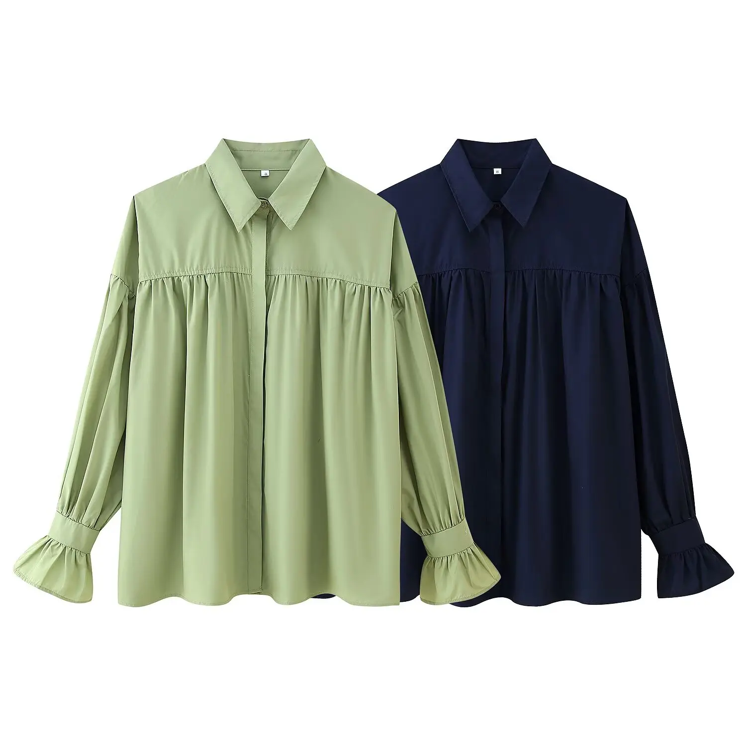 UNIZERA women's shirt temperament lapel and shoulder drop lantern long sleeved loose summer new shirt
UNIZERA women's shirt temperament lapel and shoulder drop lantern long sleeved loose summer new shirt