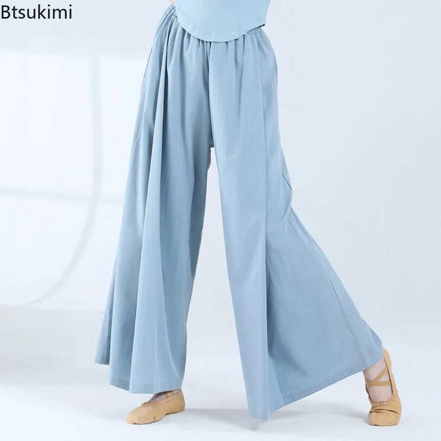 Loose Dance Pants Women Practice Culottes Soft Modern Ethnic Dancer Wide Leg Harem Trousers High Waist Solid Color Body Rhyme
Loose Dance Pants Women Practice Culottes Soft Modern Ethnic Dancer Wide Leg Harem Trousers High Waist Solid Color Body Rhyme