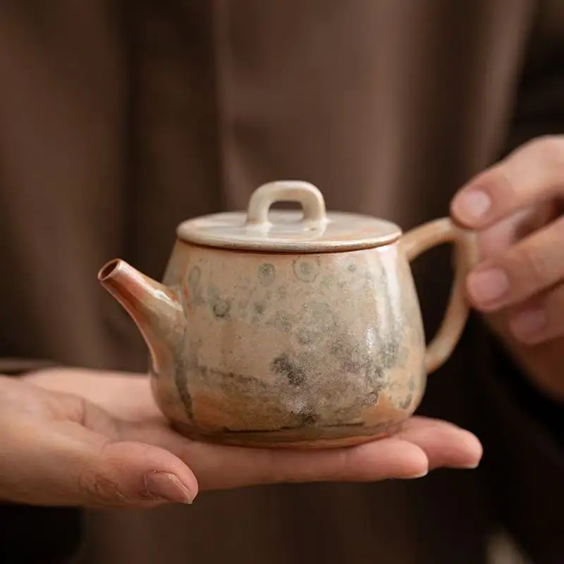 Shino Yaki Ancient Tile Pot Household Kiln-changed Brewing Teapot Anti-scalding Handheld Pot Retro Open Ceramic Kung Fu Tea Set
Shino Yaki Ancient Tile Pot Household Kiln-changed Brewing Teapot Anti-scalding Handheld Pot Retro Open Ceramic Kung Fu Tea Set