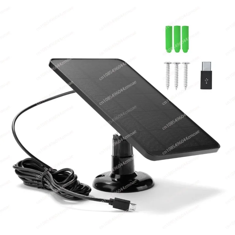 Type-c Solar Panel 360° Rotatable Bracket IP67 Waterproof & Extreme Weather Resistant Outdoor Solar Charger for Security Camera
Type-c Solar Panel 360° Rotatable Bracket IP67 Waterproof & Extreme Weather Resistant Outdoor Solar Charger for Security Camera