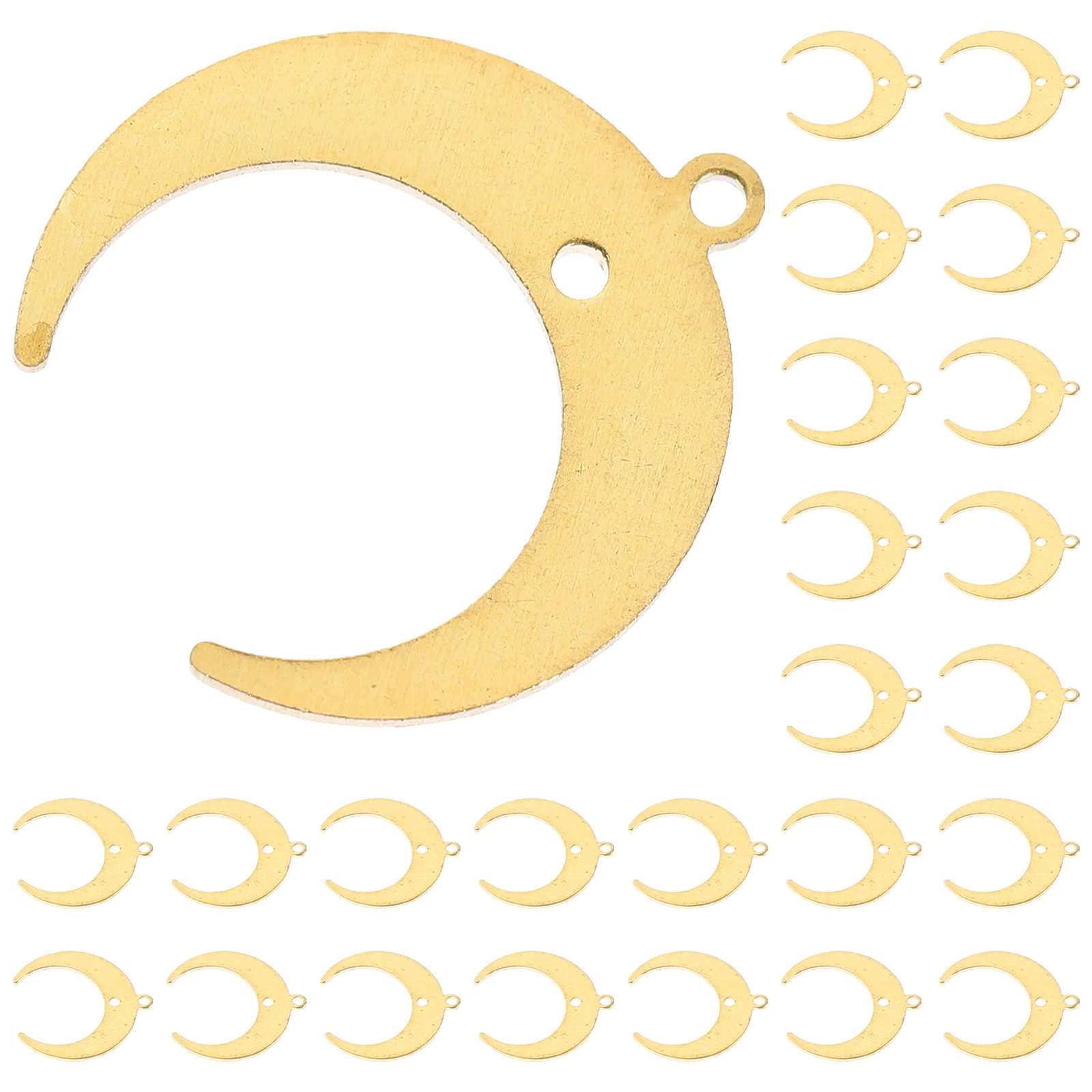 25 Pcs Moon Shape Copper Necklace Charms Pendant Earrings Bracelet Making Supplies Tiny Decorative Connectors Jewelry
25 Pcs Moon Shape Copper Necklace Charms Pendant Earrings Bracelet Making Supplies Tiny Decorative Connectors Jewelry