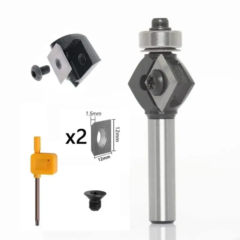45° V-Groove Chamfering Bit Woodworking Cutter for Furniture & Joinery
45° V-Groove Chamfering Bit Woodworking Cutter for Furniture & Joinery