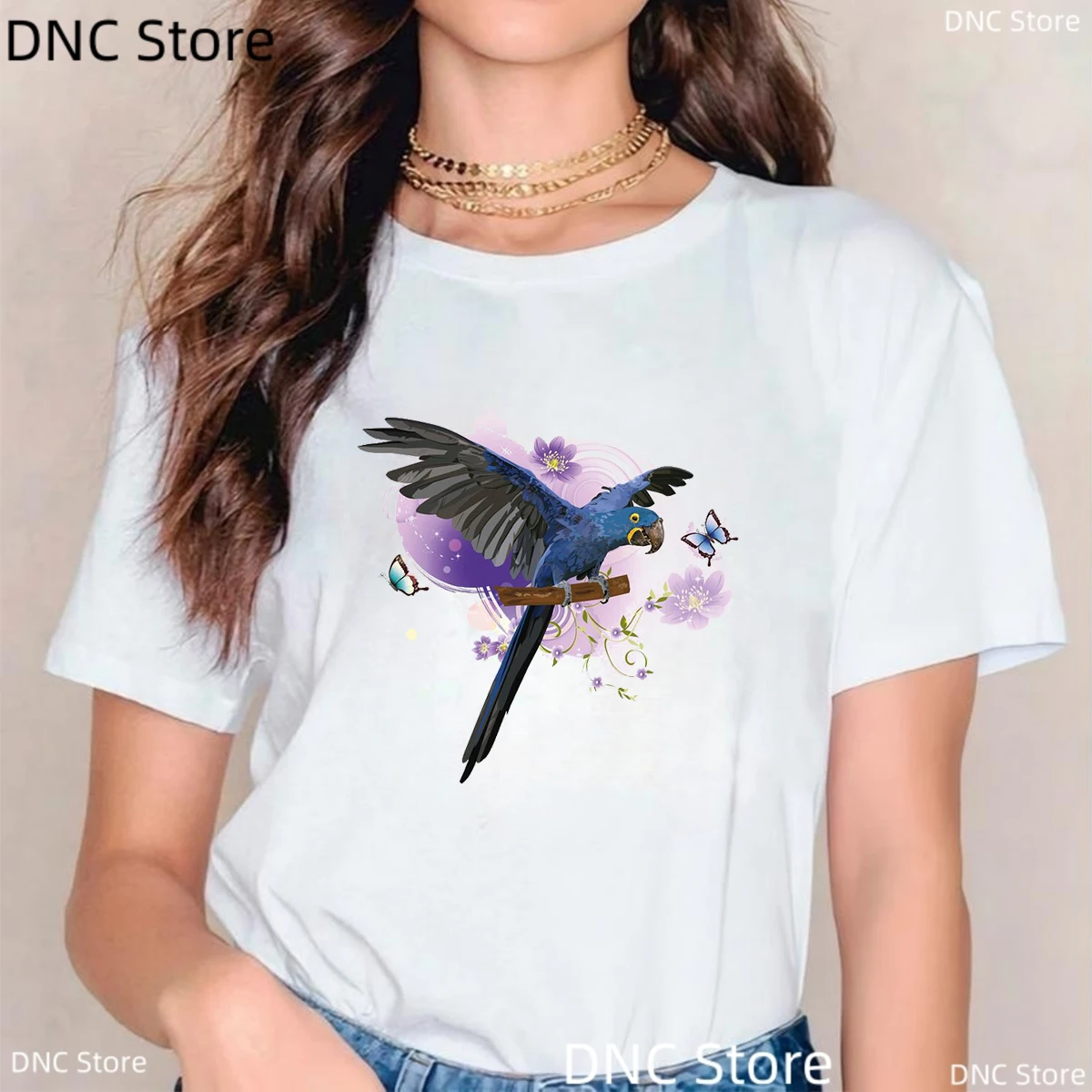 Women Clothes Cartoon Cute Argentine Parro Birds Print Ladies 90s Style Tshirt Summer Fashion Short Sleeve Tshirt Female Tee Top
Women Clothes Cartoon Cute Argentine Parro Birds Print Ladies 90s Style Tshirt Summer Fashion Short Sleeve Tshirt Female Tee Top