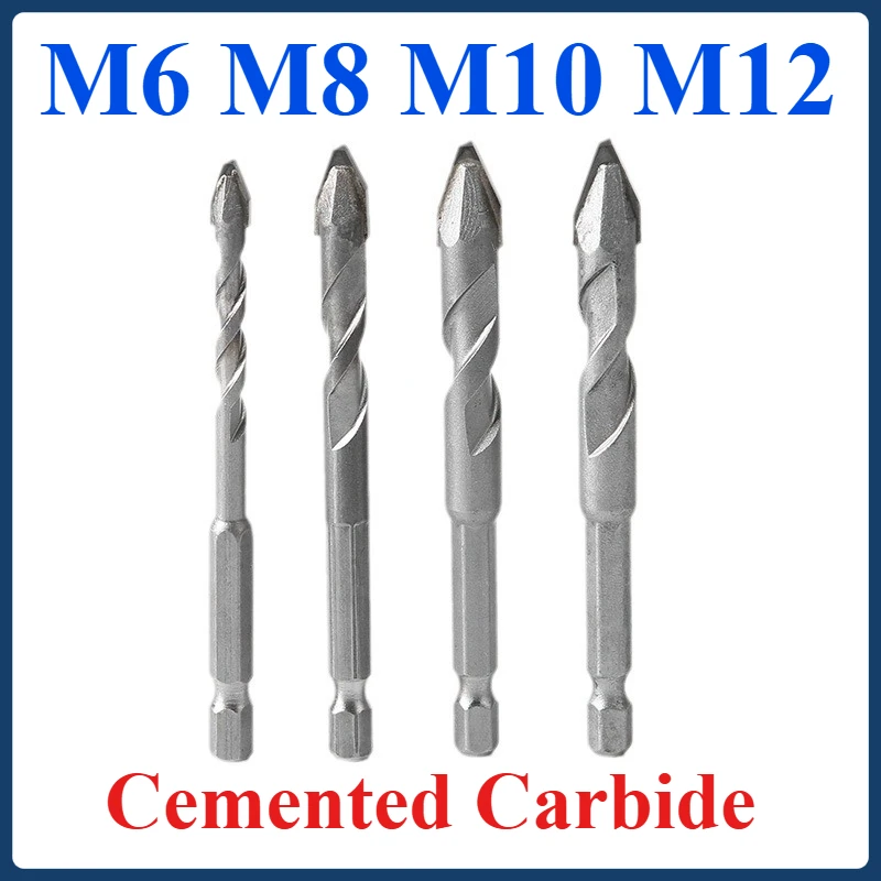 Wall drill concrete flash drill multifunctional hexagonal handle inch triangle drill bit Cemented Carbide M6 M8 M10 M12
Wall drill concrete flash drill multifunctional hexagonal handle inch triangle drill bit Cemented Carbide M6 M8 M10 M12