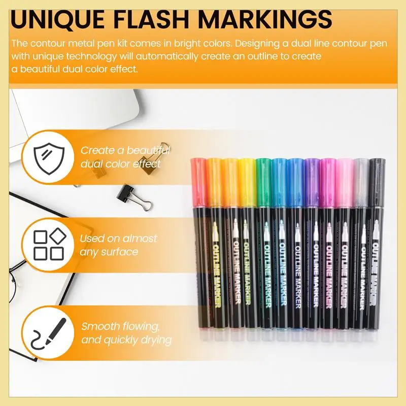 TTKK-Shimmer Маркеры Doodle Outline Dazzles: 12 цветов Набор металлических двойных блестящих ручек Super Squiggles Dazzlers Du
TTKK-Shimmer Маркеры Doodle Outline Dazzles: 12 цветов Набор металлических двойных блестящих ручек Super Squiggles Dazzlers Du