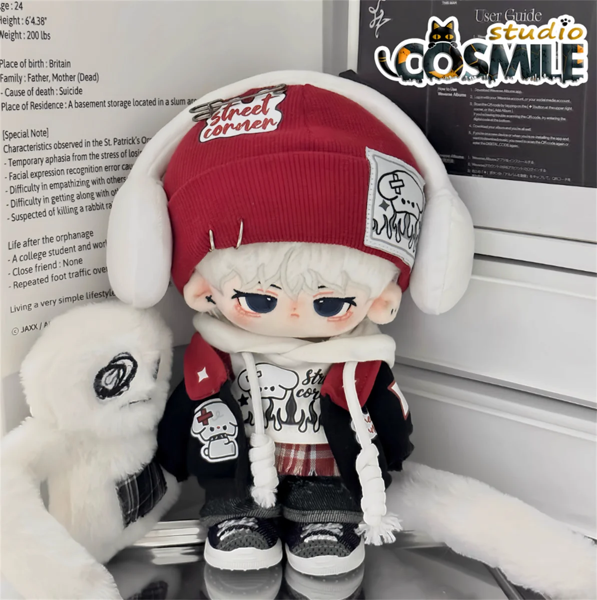 Kpop Idol Rock Punk Star Band Inu Cool Boy Girl Unisex Subculture Fashion Costume Plush 20cm Doll Accessories Doll's Clothes FK
Kpop Idol Rock Punk Star Band Inu Cool Boy Girl Unisex Subculture Fashion Costume Plush 20cm Doll Accessories Doll's Clothes FK