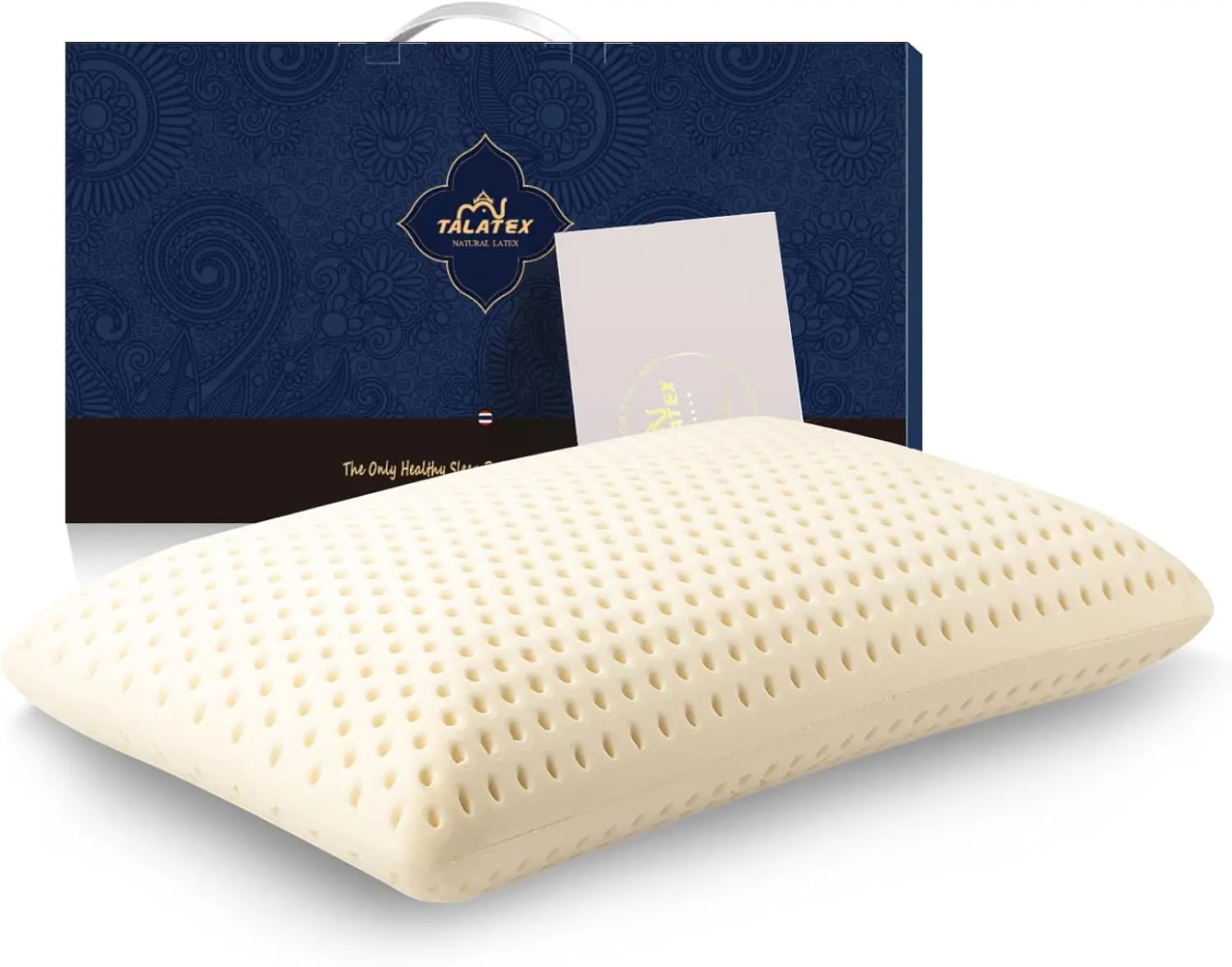 Premium Natural Latex Pillow for Neck Pain Relief, Ergonomic Design with Removable Tencel Cover, Perfect Gift
Premium Natural Latex Pillow for Neck Pain Relief, Ergonomic Design with Removable Tencel Cover, Perfect Gift