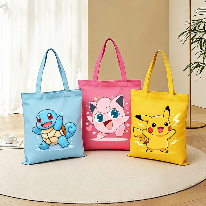 Pokemons Canvas Handbag Boy Girl Cute Cartoon Characters Kids Reusable Fold LargeCapacity Shopped Pocket Anime Shoulder Tote Bag
Pokemons Canvas Handbag Boy Girl Cute Cartoon Characters Kids Reusable Fold LargeCapacity Shopped Pocket Anime Shoulder Tote Bag