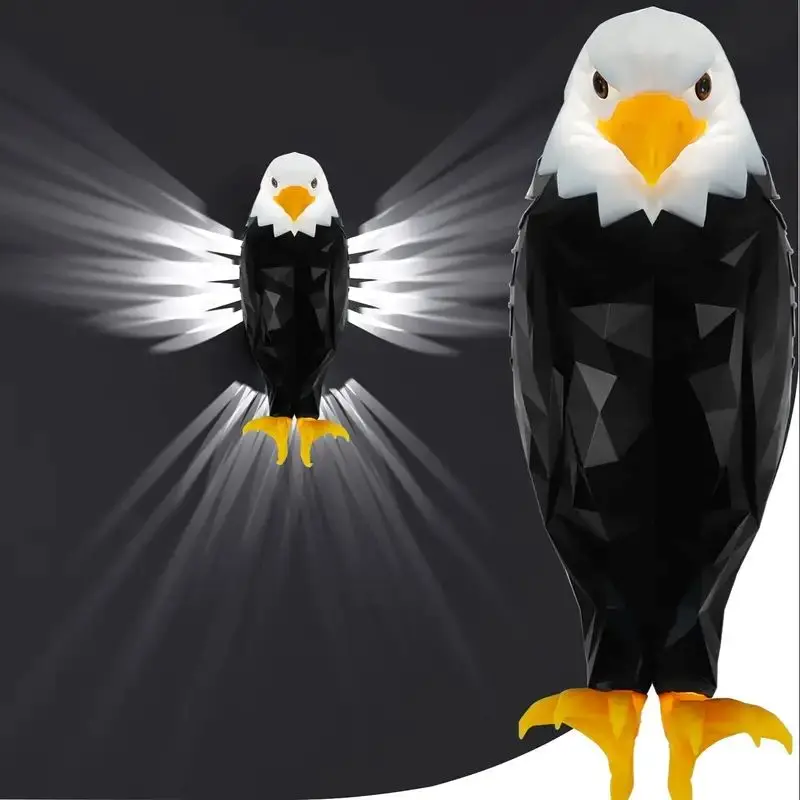 EISLLOLY Eagle Wall Sconce, Magnetic Wall Mount LED Night Light with Remote Control, Bedroom Decorative Wall Sconce
EISLLOLY Eagle Wall Sconce, Magnetic Wall Mount LED Night Light with Remote Control, Bedroom Decorative Wall Sconce