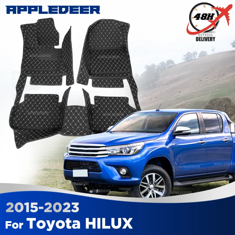 Автомобильные коврики для Toyota HILUX 2015-2023 (2022, 2021, 2020, 2019, 2018, 2017) — индивидуальные автомобильные коврики-накладки, покрытие для пола, аксессуары для интерьера
Автомобильные коврики для Toyota HILUX 2015-2023 (2022, 2021, 2020, 2019, 2018, 2017) — индивидуальные автомобильные коврики-накладки, покрытие для пола, аксессуары для интерьера
