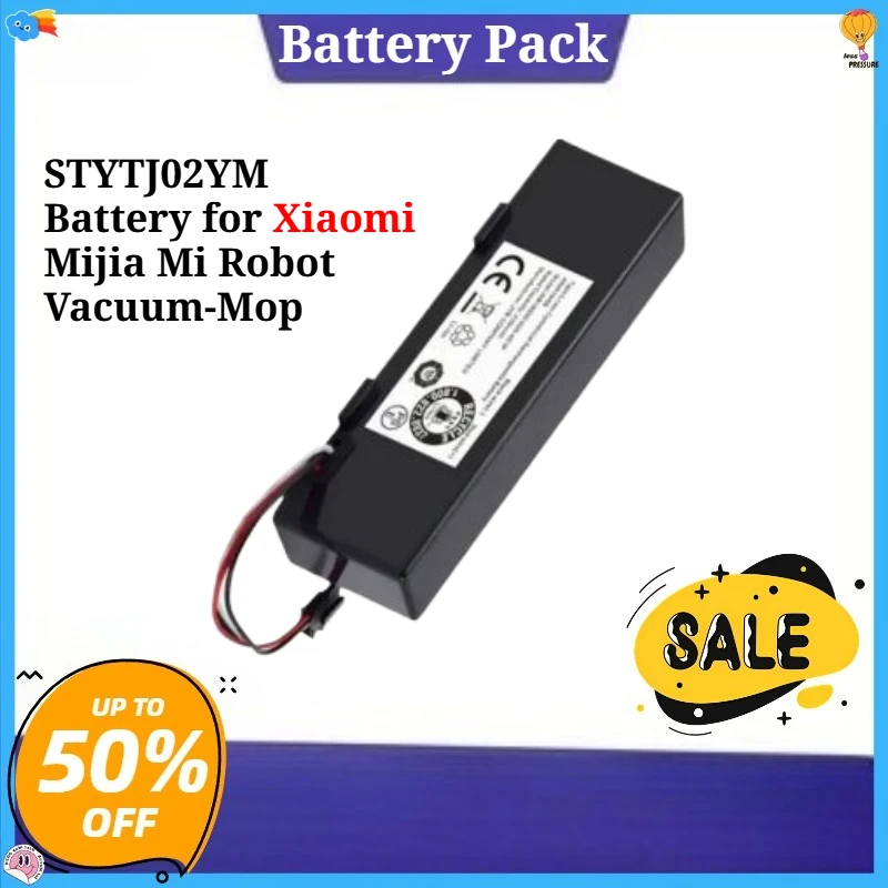 STYTJ02YM Battery for Xiaomi Mijia Mi Robot Vacuum-Mop P Mi Robot Vacuum-Mop 2S Haier JX37 14.8V LDS Vacuum Cleaner
STYTJ02YM Battery for Xiaomi Mijia Mi Robot Vacuum-Mop P Mi Robot Vacuum-Mop 2S Haier JX37 14.8V LDS Vacuum Cleaner
