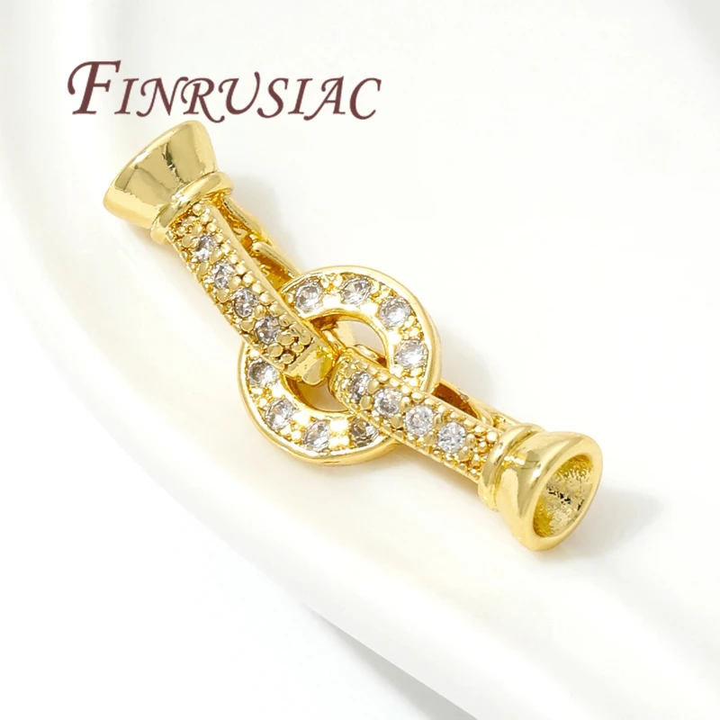 18K Gold Plated Pendant Brass with Zircon Clasps For Jewelry,DIY Jewelry Making Supplies,Fasteners For Bracelets Connectors
18K Gold Plated Pendant Brass with Zircon Clasps For Jewelry,DIY Jewelry Making Supplies,Fasteners For Bracelets Connectors