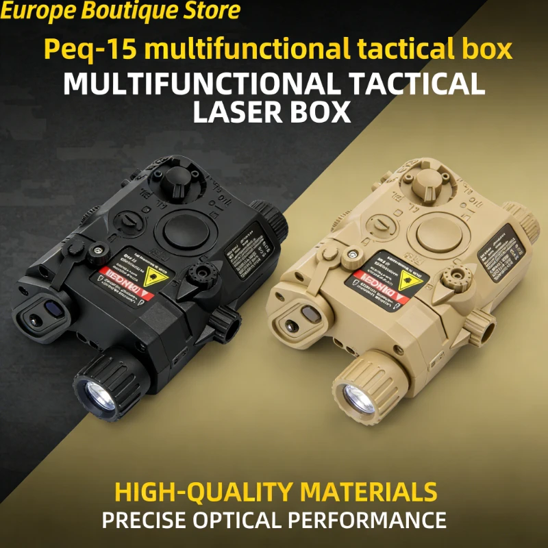 Многофункциональный лазерный фонарь PEQ15: совместим с 20-мм планкой, для страйкбольных игрушечных пистолетов, индикатор для охоты
Многофункциональный лазерный фонарь PEQ15: совместим с 20-мм планкой, для страйкбольных игрушечных пистолетов, индикатор для охоты
