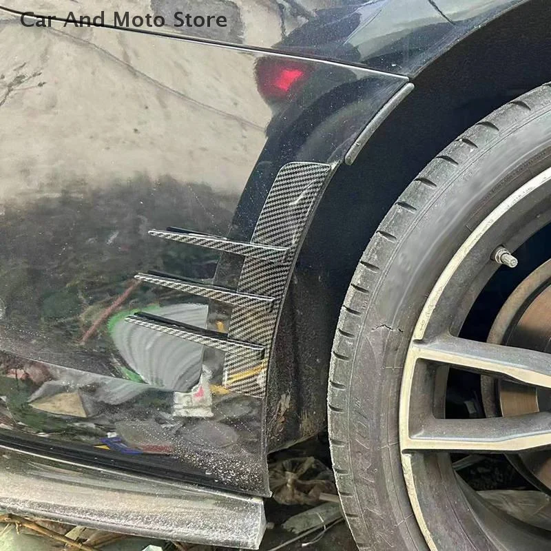 2pcs Front Bumper Vent Sticker Car'S Door Side Modification Model Duck Type Splitter A Set Currency Exterior Parts
2pcs Front Bumper Vent Sticker Car'S Door Side Modification Model Duck Type Splitter A Set Currency Exterior Parts