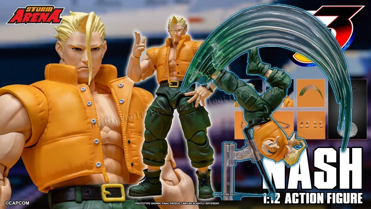 Original Storm Toys Arena Street Fighter ZERO3 NASH SFSA05 1/12 Action Figure Collection Original Toys Model Gifts
Original Storm Toys Arena Street Fighter ZERO3 NASH SFSA05 1/12 Action Figure Collection Original Toys Model Gifts