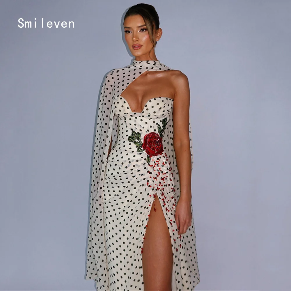 Smileven Luxury Noval Mermaid Dress Sweetheart Formal Prom Dresses Polka Dots Appliques Beading Party Gowns Customized 2026
Smileven Luxury Noval Mermaid Dress Sweetheart Formal Prom Dresses Polka Dots Appliques Beading Party Gowns Customized 2026