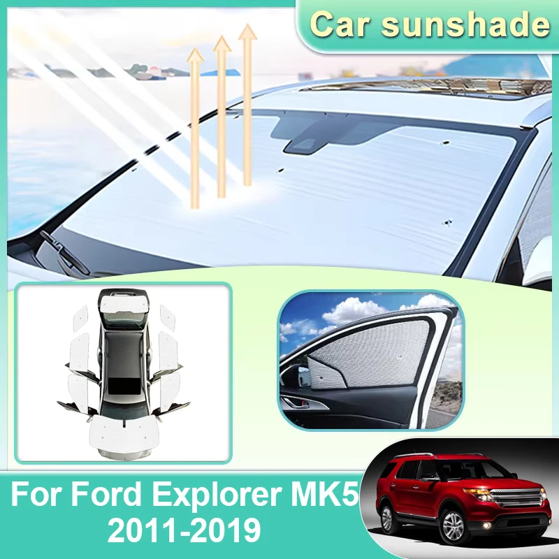 Car Sun Shade For Ford Explorer U502 MK5 2011 2012-2019 Visor Windshield Sunscreen Heat Insulation Sunshade Anti-UV Protection
Car Sun Shade For Ford Explorer U502 MK5 2011 2012-2019 Visor Windshield Sunscreen Heat Insulation Sunshade Anti-UV Protection