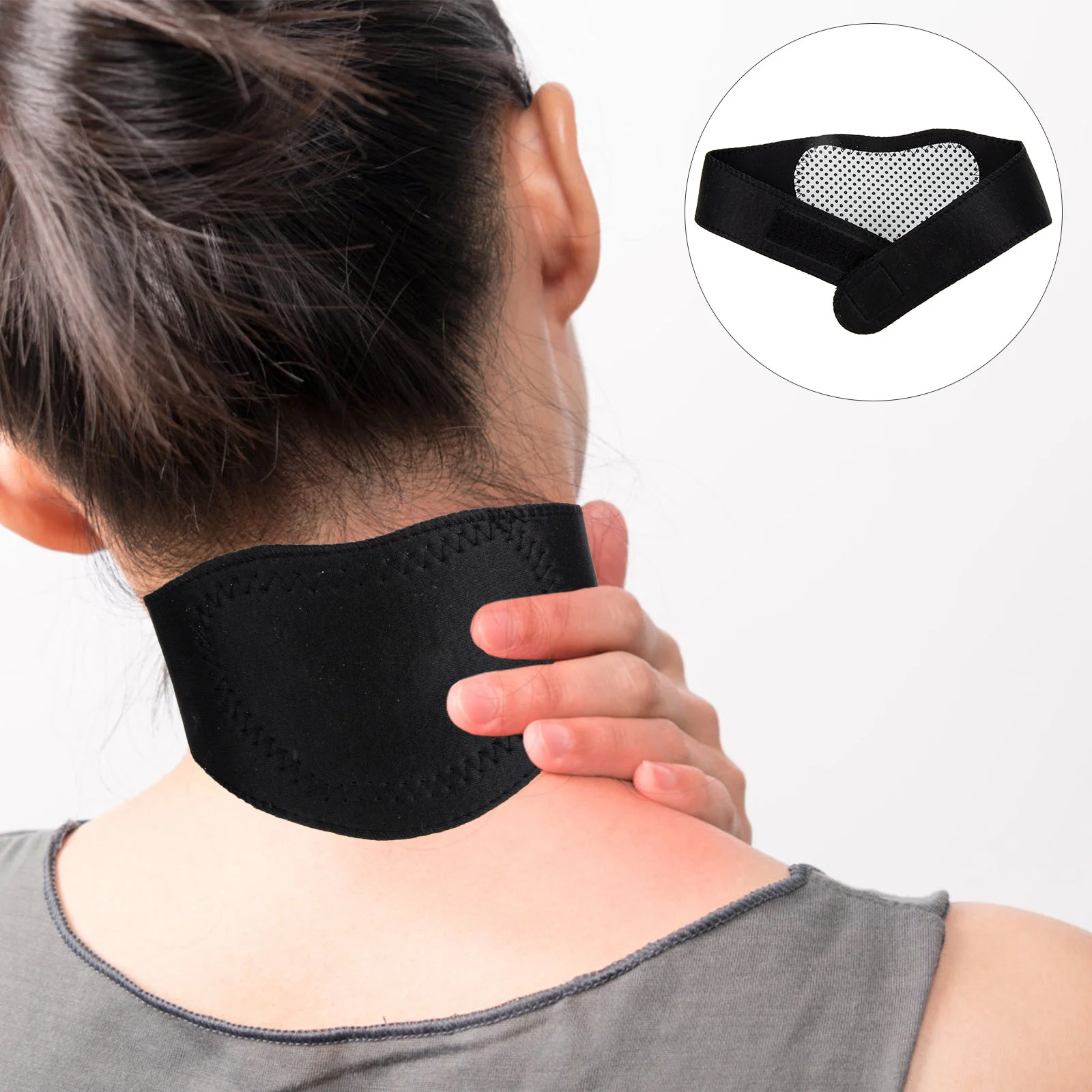 Self Heating Band Premium Fabric Comfortable Cervical Collar Heated Neck Wrap Neck Protectors Massage Pad Dredge Points Regulate
Self Heating Band Premium Fabric Comfortable Cervical Collar Heated Neck Wrap Neck Protectors Massage Pad Dredge Points Regulate