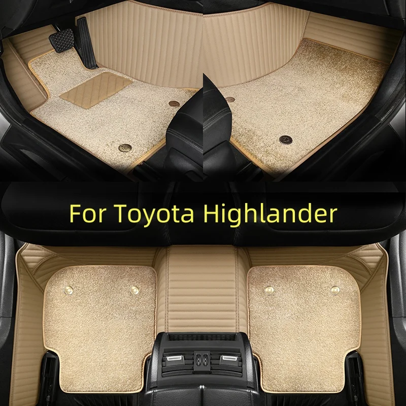 Car Floor Mats For Toyota Highlander XSE sports 5 Seats 2021 2022 2023 Custom Auto Foot Pads Carpet Cover Interior Accessories
Car Floor Mats For Toyota Highlander XSE sports 5 Seats 2021 2022 2023 Custom Auto Foot Pads Carpet Cover Interior Accessories