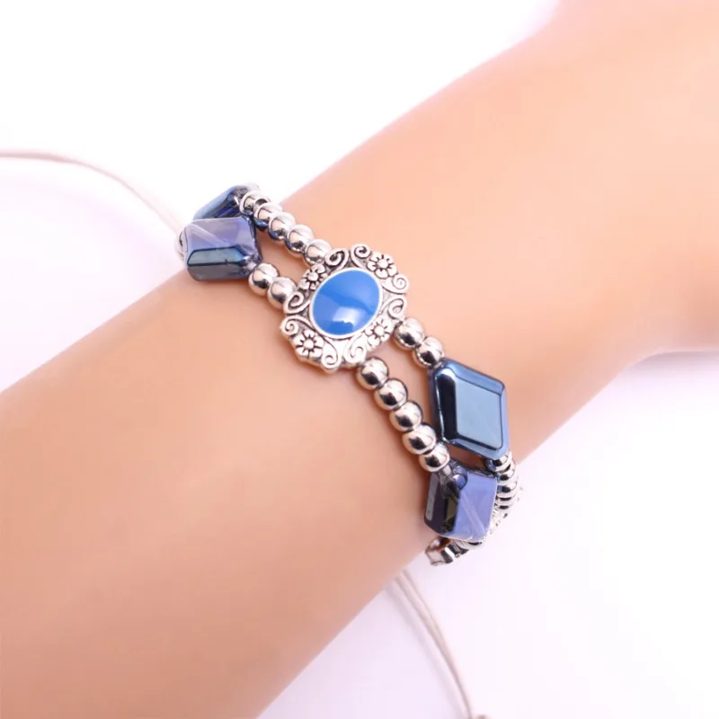 Ethnic style, personalized retro blue diamond crystal bracelet, women's bohemian bracelet, adjustable accessory bracelet
Ethnic style, personalized retro blue diamond crystal bracelet, women's bohemian bracelet, adjustable accessory bracelet