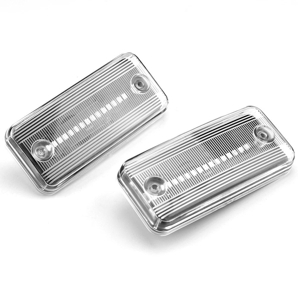 Clear & Smoked Lens LED Side Marker Lamp Fender Turn Signal Dynamic Amber Lights For Renault Trucks Magnum OEM Number: 41200664
Clear & Smoked Lens LED Side Marker Lamp Fender Turn Signal Dynamic Amber Lights For Renault Trucks Magnum OEM Number: 41200664