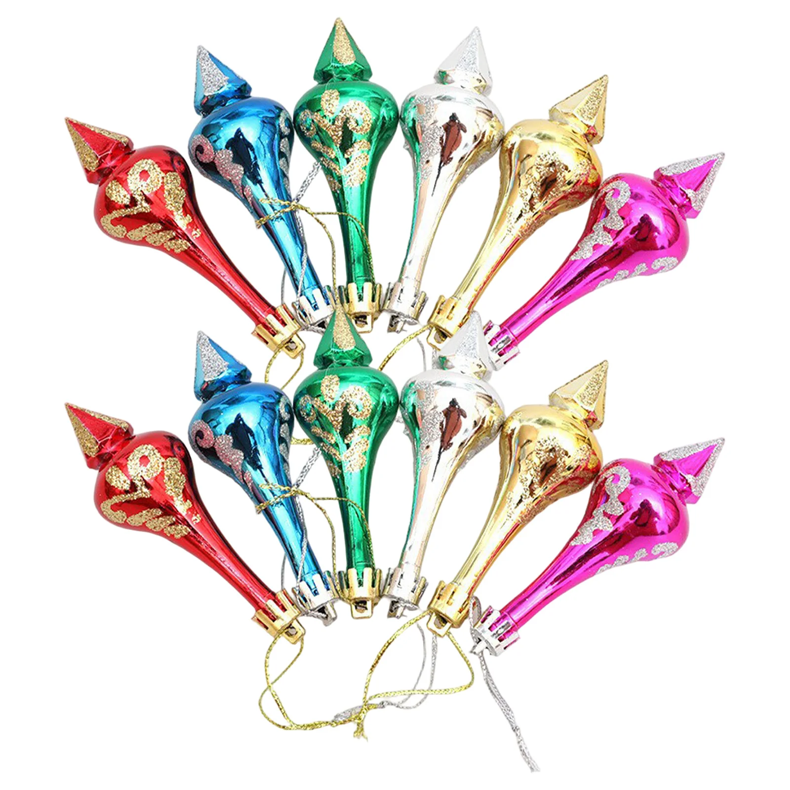 12Pcs Christmas Ball Drop Finial Ornaments Elegant Electroplated Finish Xmas Tree Hanging Decor for Indoor Outdoor Festive
12Pcs Christmas Ball Drop Finial Ornaments Elegant Electroplated Finish Xmas Tree Hanging Decor for Indoor Outdoor Festive