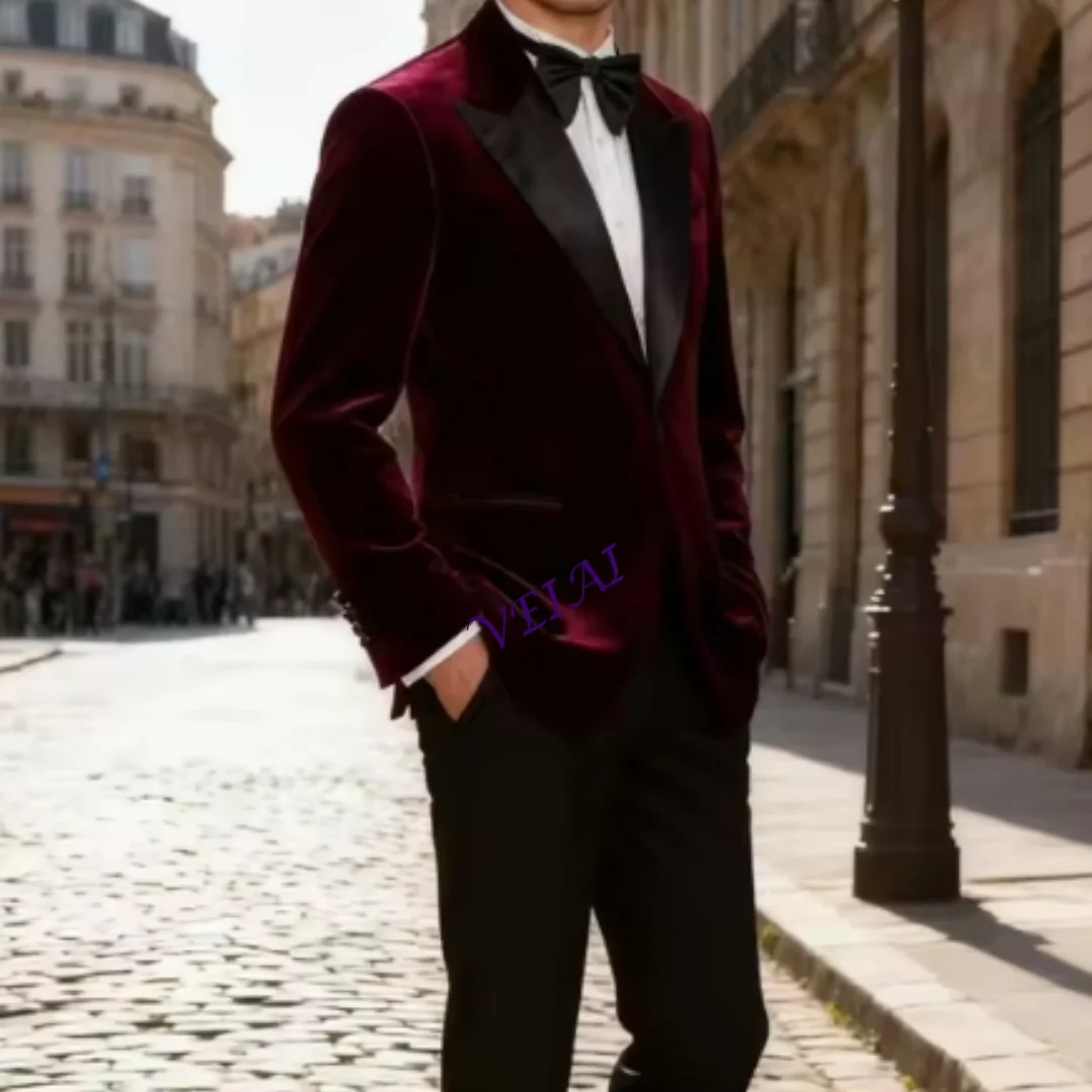 CustomizedLuxurious Velvet Men's Suit Set For Wedding Graduation 2026 Formal Business 2PCS Men's Suit Set Including Jacket Pants
CustomizedLuxurious Velvet Men's Suit Set For Wedding Graduation 2026 Formal Business 2PCS Men's Suit Set Including Jacket Pants